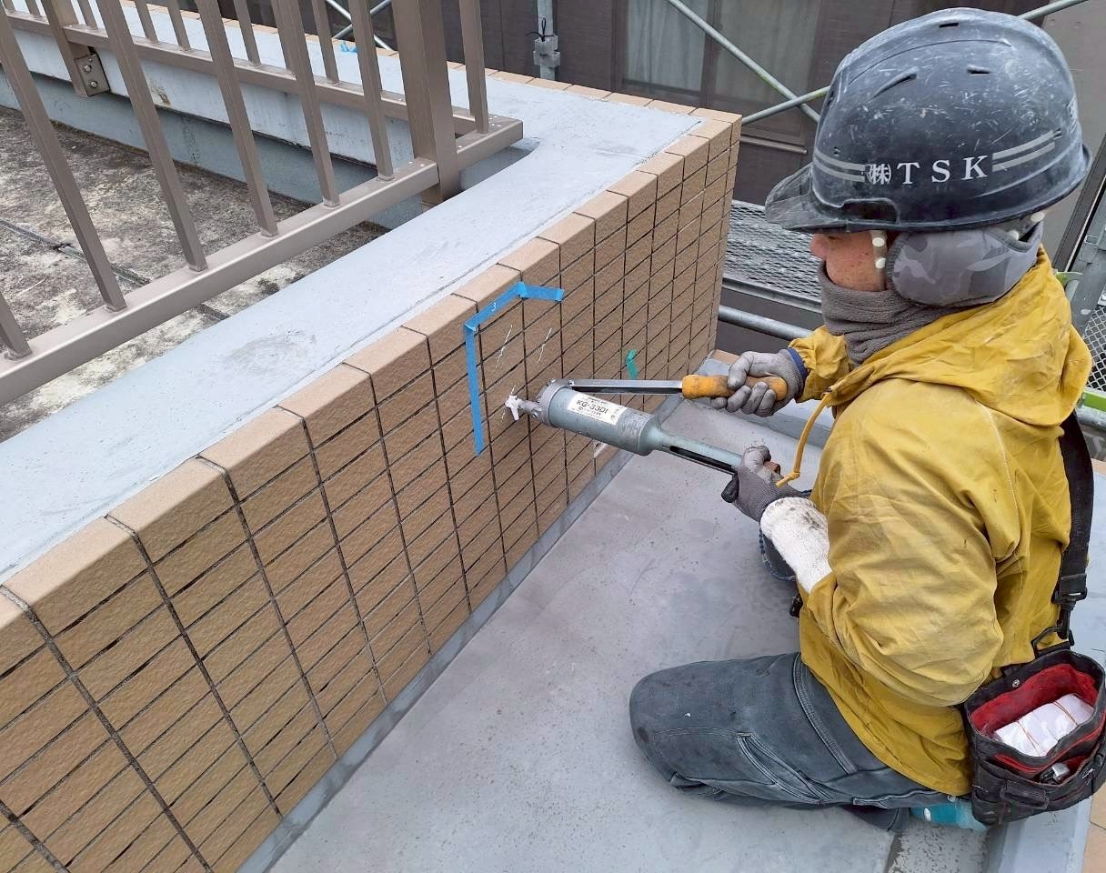 都内某所｜マンション外壁タイル修繕工事